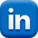 The icon for linkedin